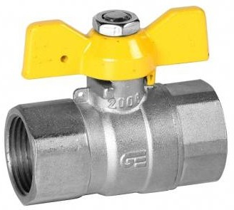 Robinet cu bila pentru gaz, maneta fluture, filete interioare NPT 1/2&QUOT;